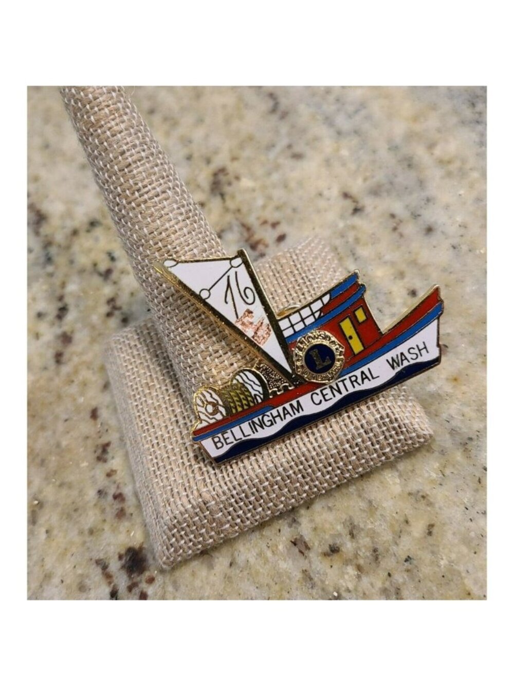Vintage Bellingham Central Wash Collectible Lions Club Lapel Pin